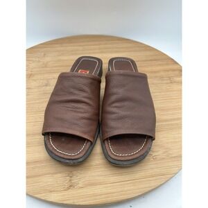 Cole Haan Leather  Slides‎ 7A Elisha Brown Summer